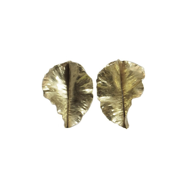Sue Aygarn-Kowalski, Leaf Earrings