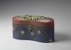 Marilyn da Silva - Sister Box: Fireflies. Made from Copper, sterling
silver, gesso,
colored pencil,
acrylic paint, brass
foil, stone. 
4” h x 7” w x 3” d