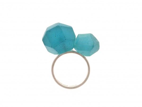 Blue Green Stones Ring