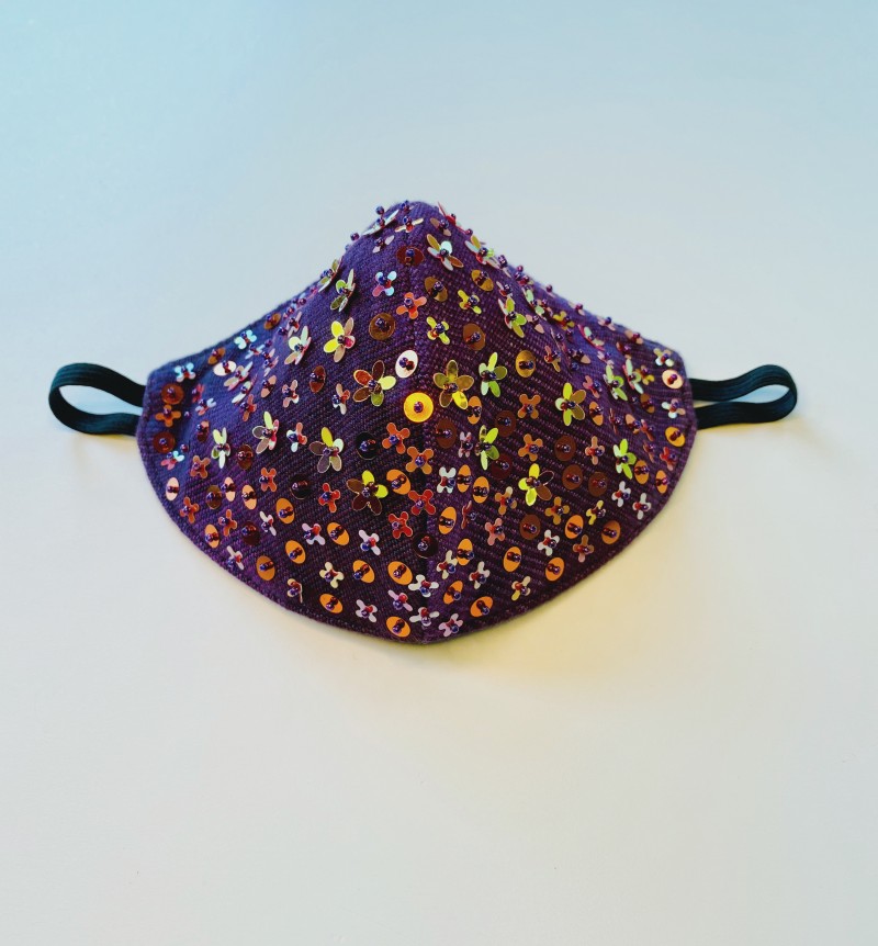 Lynne Sausele, Sequin Cone Mask
